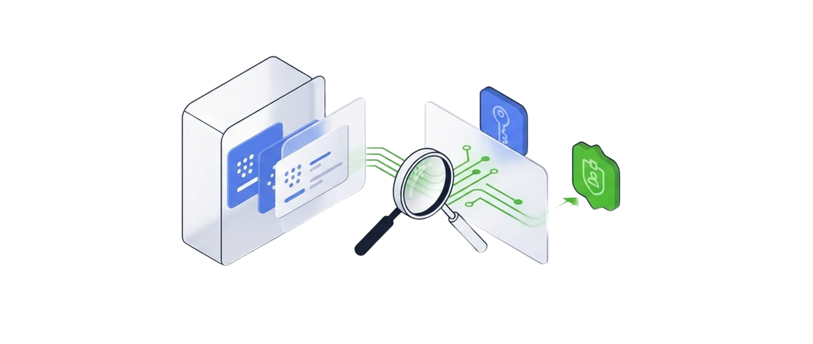 Illustration of personal records and examination of access permissions for different user roles.